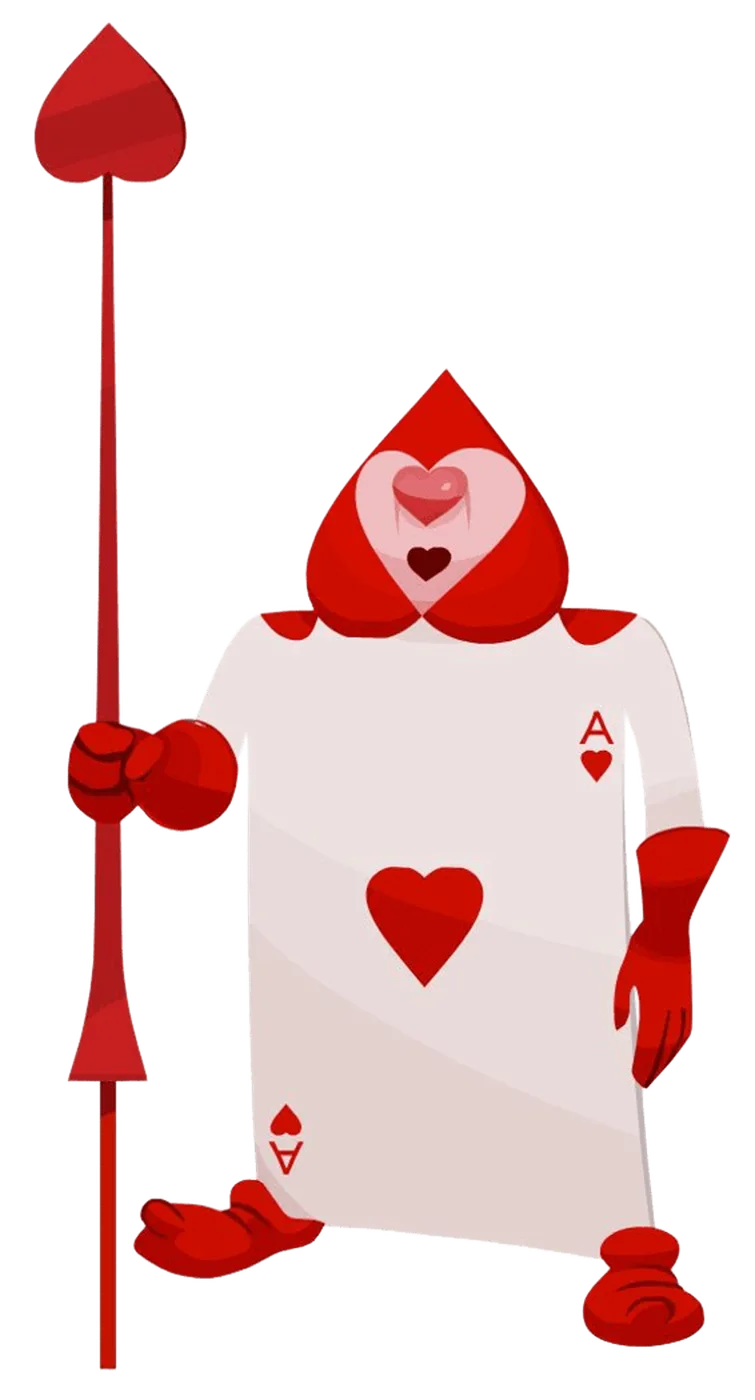 Playing Card Soldier Red