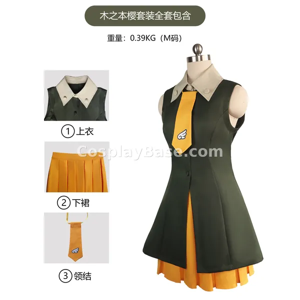 Sakura Green Dress Costume