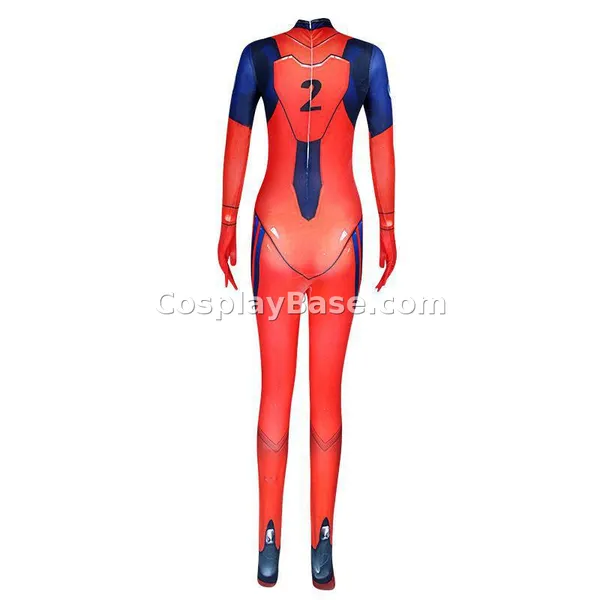 Asuka Langley jumpsuit Costume