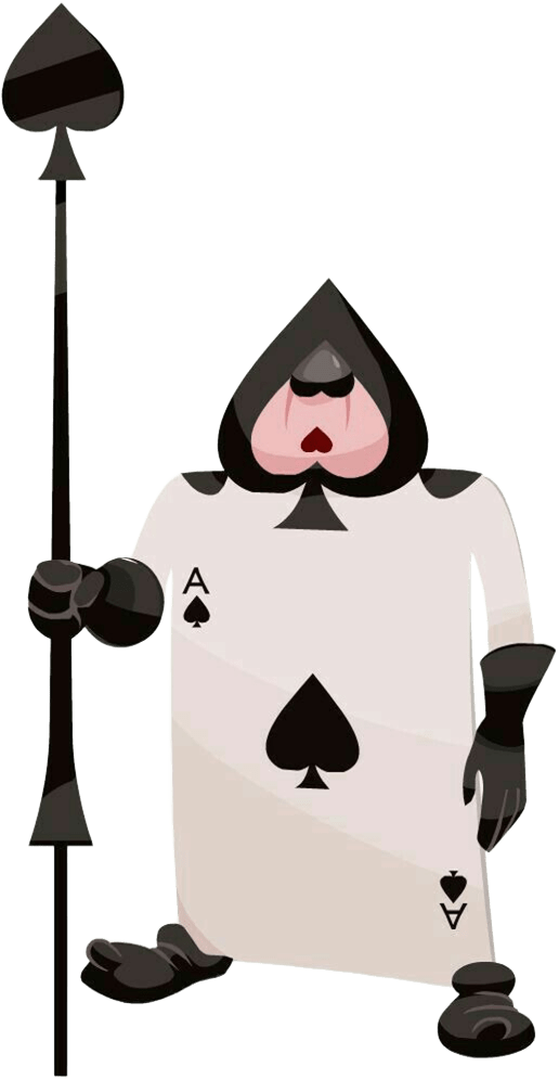 Playing Card Soldiers (Black)