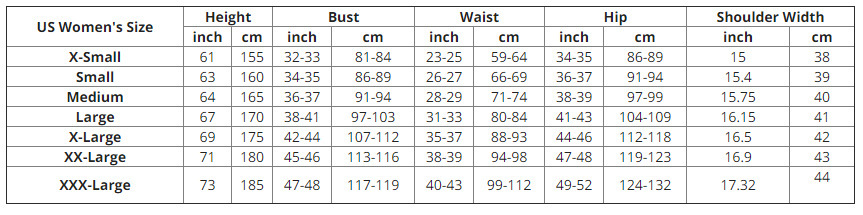 Tengen Uzui Costume size chart