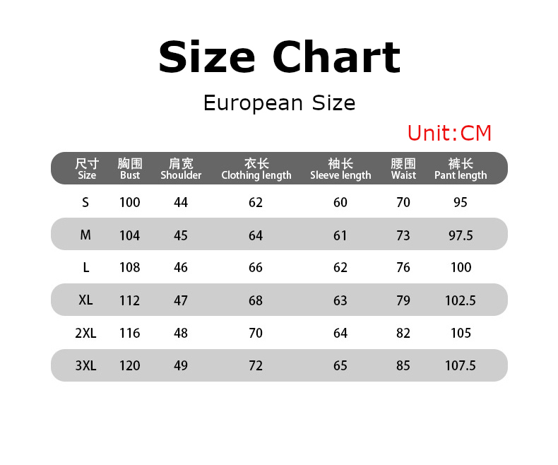 Satoru Gojo Sensei Gojo Costume size chart