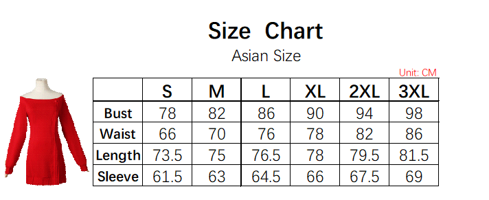 Yor Costume size chart